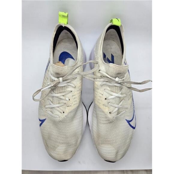 Nike Air Zoom Tempo Next% Flyknit Shoes Mens 9.5 White Running Athletic Sneakers main image 7